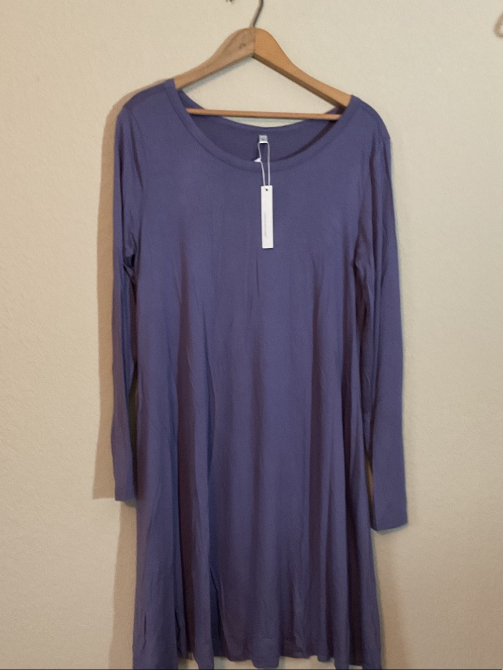 Long Sleeve Purple Tunic dress NWT